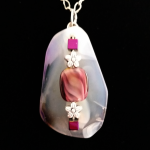 Blooming Agate Designer Fashion Necklace