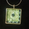 Spring Green Designer Fashion Necklace