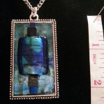 Black and Blue Designer Fashion Necklace - Measurement