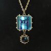 Splash of Blue Designer Fashion Necklace