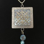 Silver & Blue Designer Necklace | DB Baubles