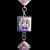 Lilac Drop Designer Fashion Necklace