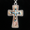 Peach Cross Designer Fashion Necklace