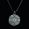 Blue Filigree Designer Fashion Necklace