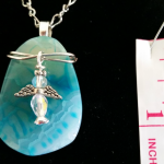 Agate Angel Designer Fashion Necklace - Measurement