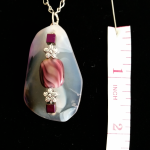 Blooming Agate Designer Fashion Necklace - Measurement