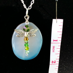 Dragonfly Delight Designer Fashion Necklace - Measurement