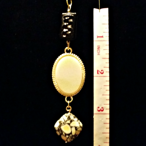 Lemon Drop Designer Fashion Necklace - Measurement